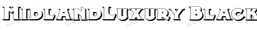MidlandLuxury Black字体转换